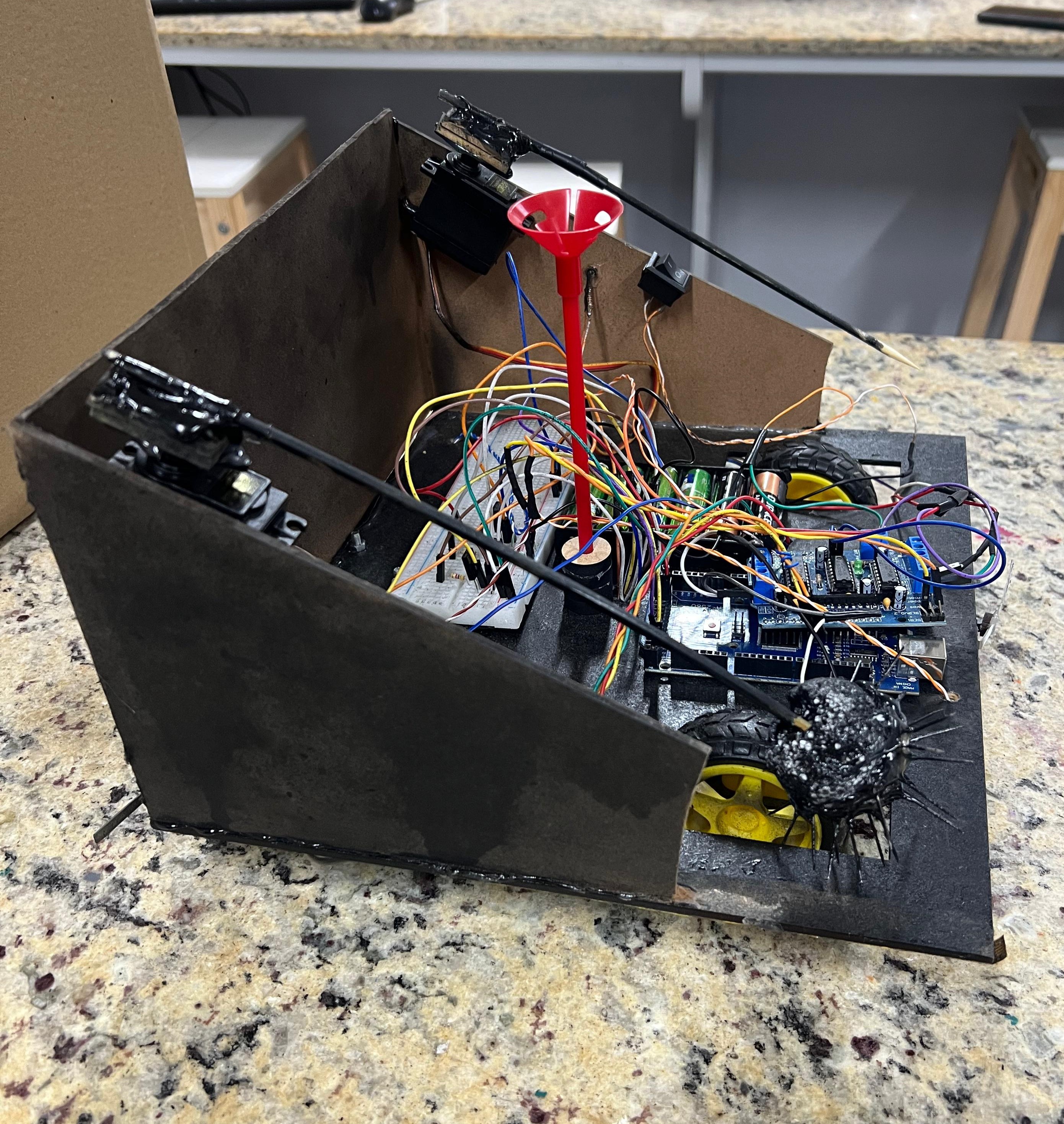imagem do robo em construçaõ